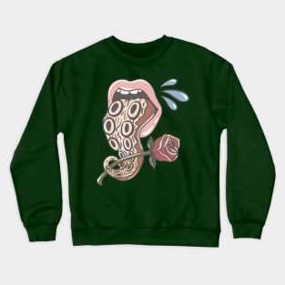 tentacle mouth Crewneck Sweatshirt